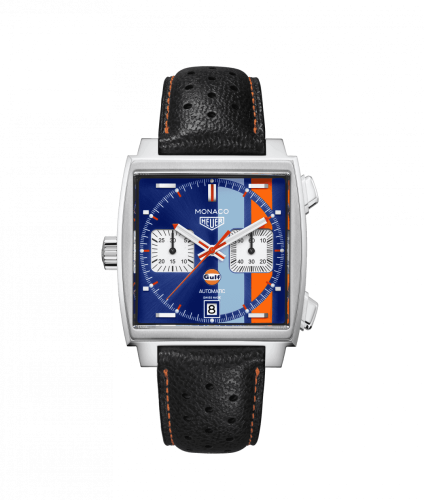 TAG Heuer Monaco Calibre 11 Stainless Steel / Blue / Gulf 50th Anniversary